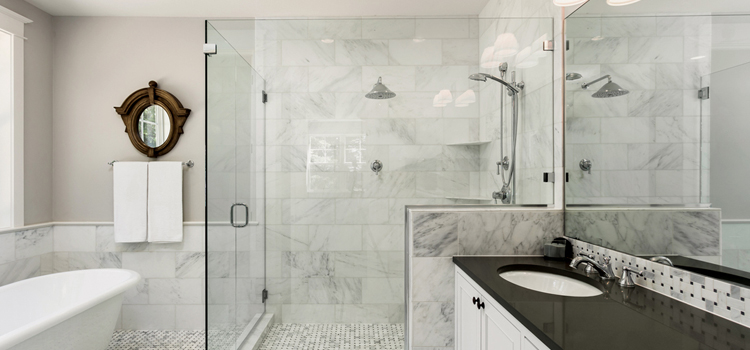 bathroom shower door installation in Santa Fe Springs
